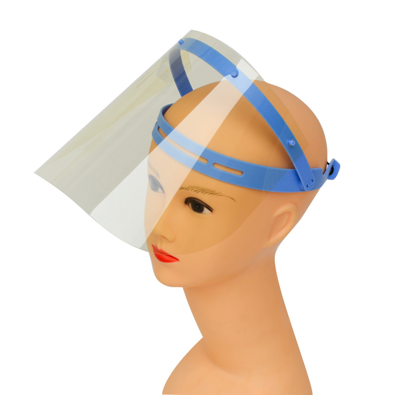 Bouclier facial de brouillard de sécurité en plastique de protection UV de 0.25mm anti avec la visière