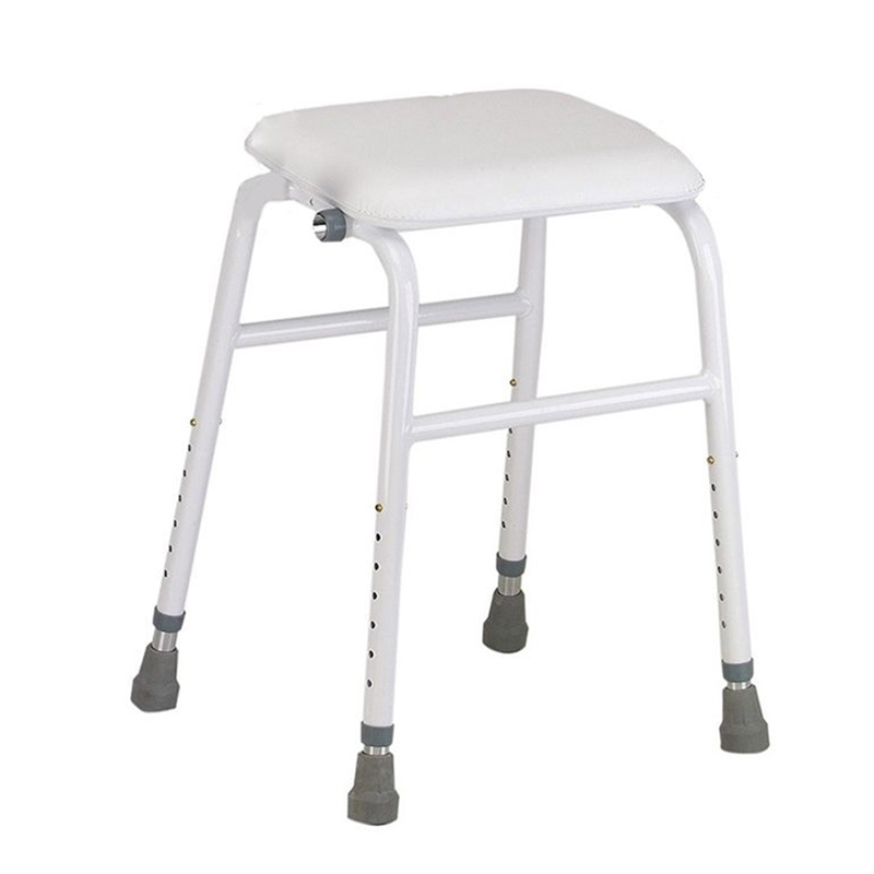 Tabouret tout usage avec accoudoirs réglables et dossier rembourré
