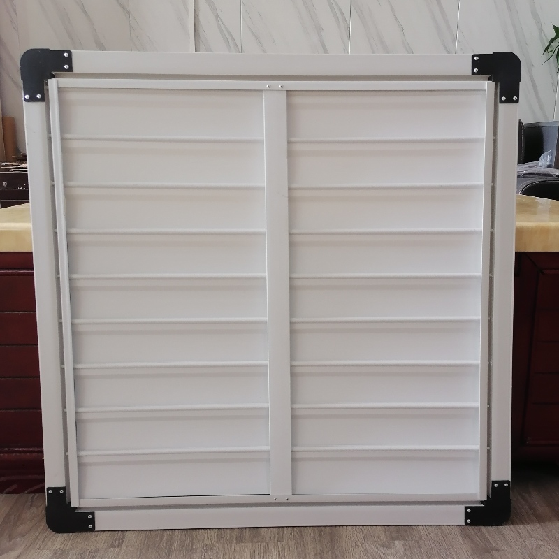 Volets de stores en PVC pour ventilateur d'extraction à pression négative pour ferme porcine à effet de serre ou usine pour obtenir un changement d'air frais