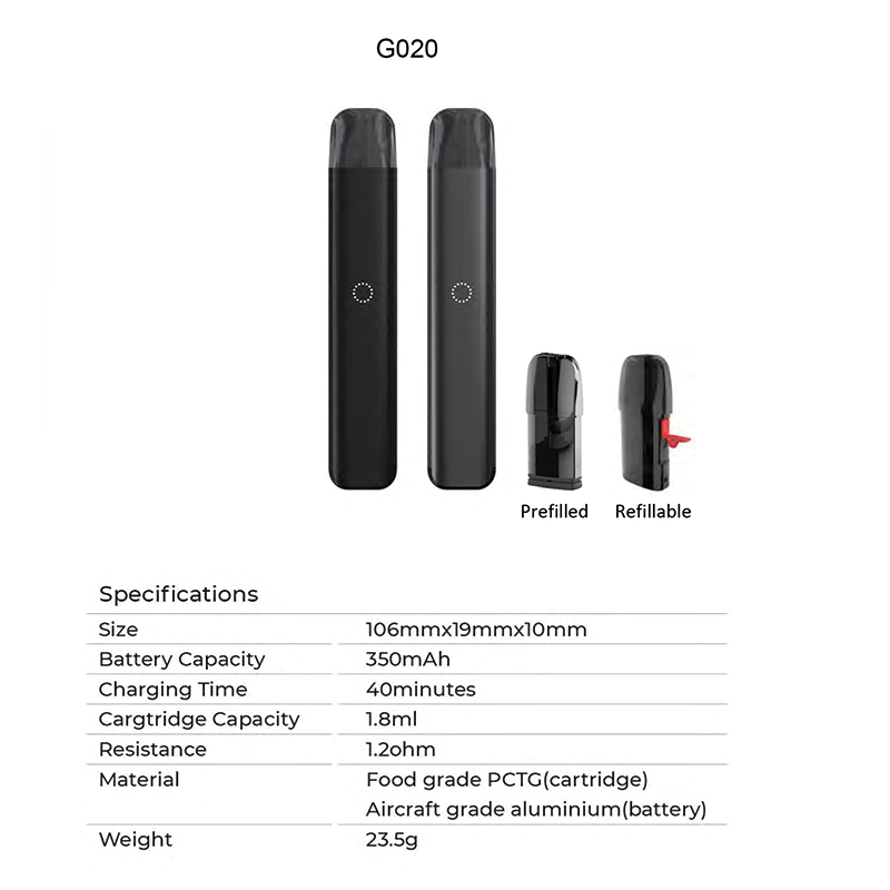 U003 cigarette électronique de cuisson à sec