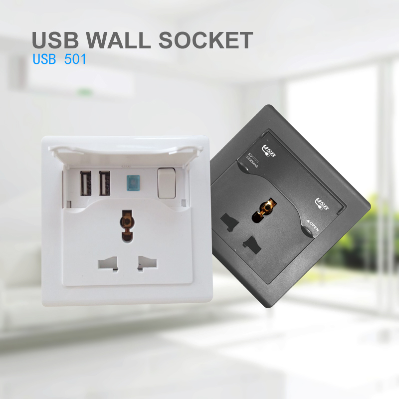 PRISE MURALE USB USB501