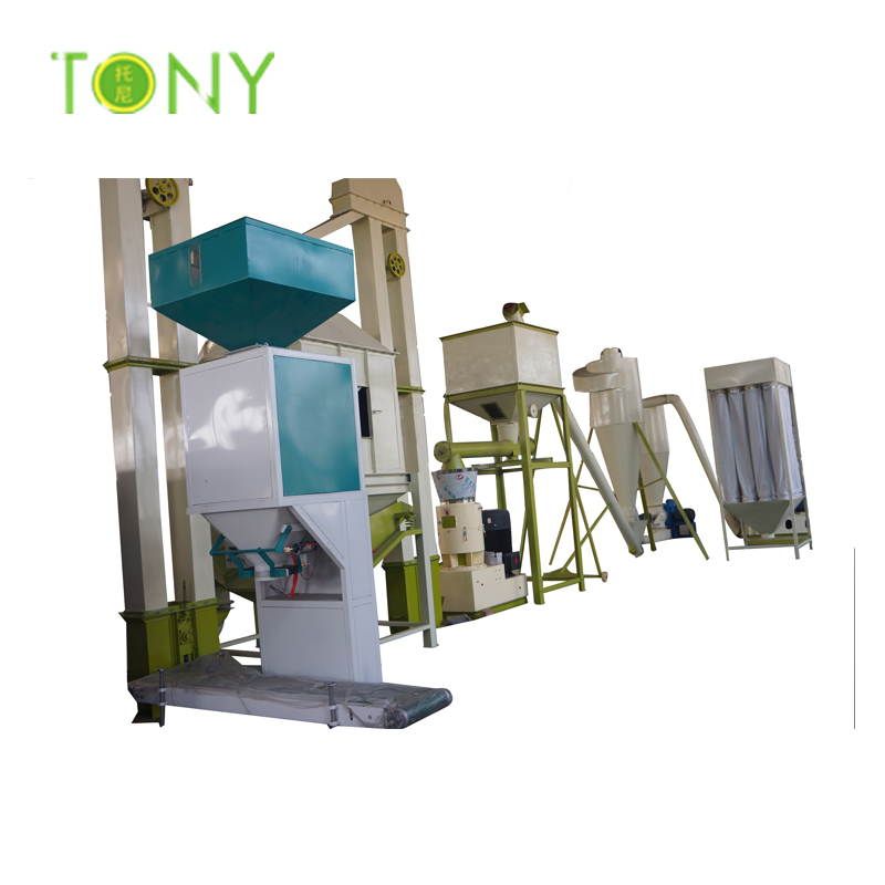 Machine industrielle de ligne de granule de bois de biomasse en Indonésie