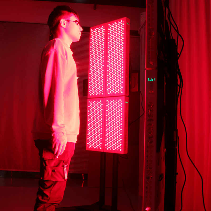À la maison Deux personnes Thérapie par la lumière rouge 660nm 850nm - Lampe de thérapie proche infrarouge PDA Fabricant de lumière de thérapie rouge