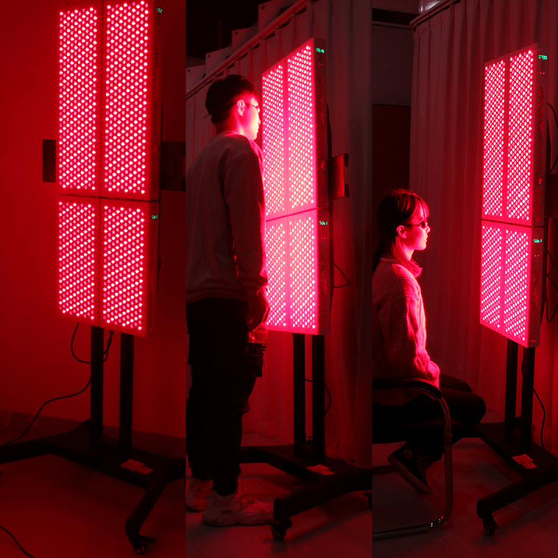 RD1500 + RD1000 dispositifs de panneau de luminothérapie à LED rouge complet du corps utilisés dans le salon de beauté-thérapie par la lumière infrarouge 660nm FDA