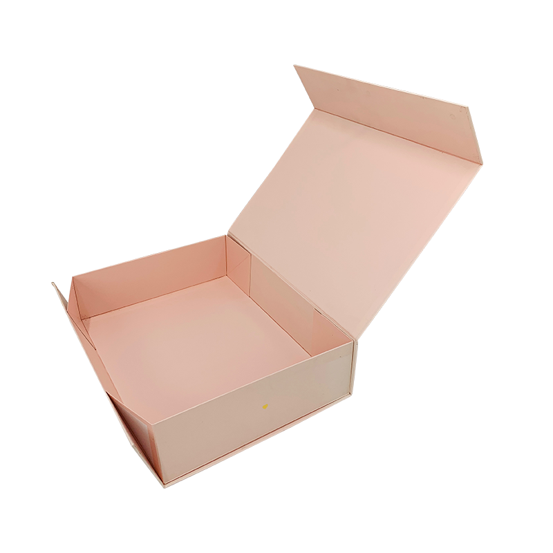Boîte d'emballage en papier 1011YSS pour boîte cadeau pliable rose
