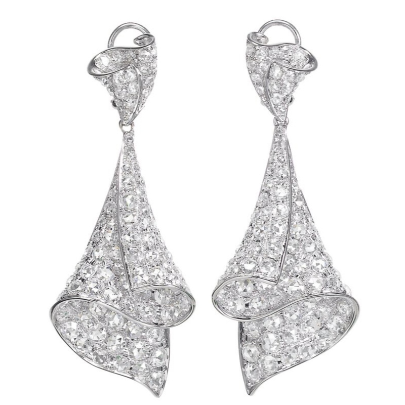 Crfbsler011 925 boucles d'oreilles d'argent