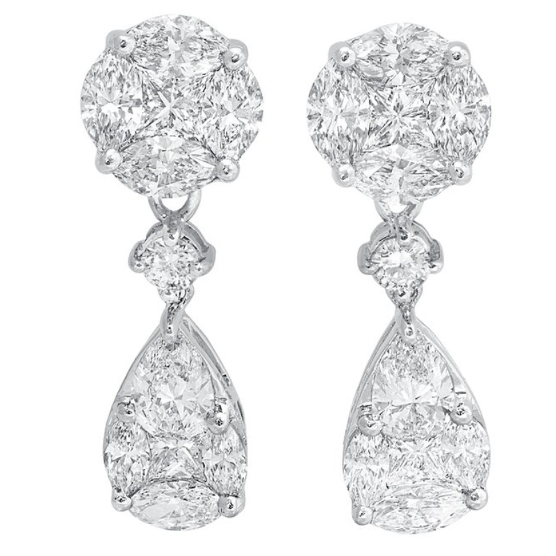 Crfbsler013 925 boucles d'oreilles d'argent