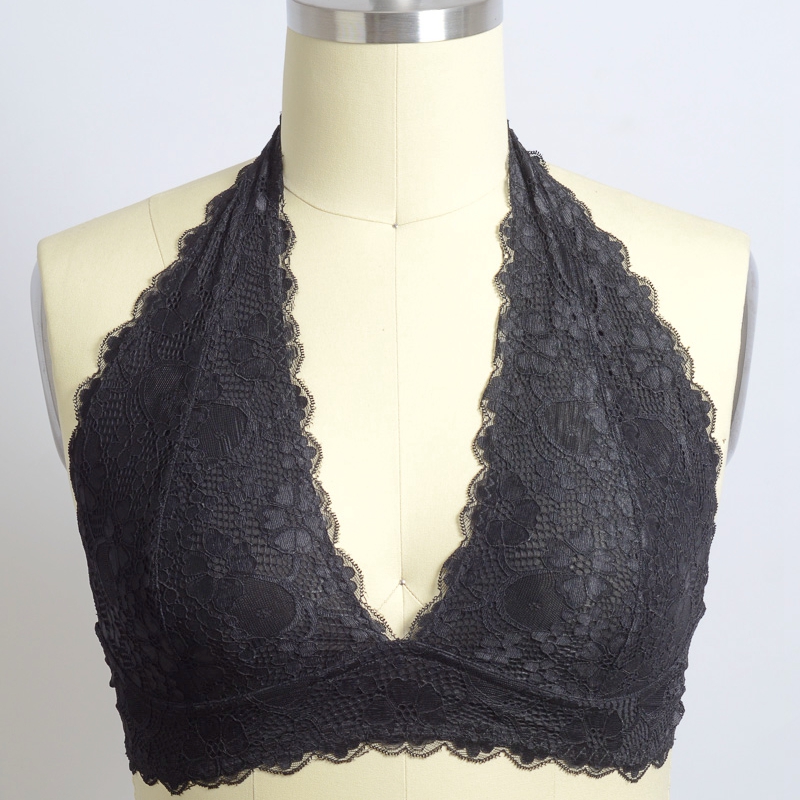 GA-5234Plus Grace Grace Girl Dentelle Halter Top Bralette