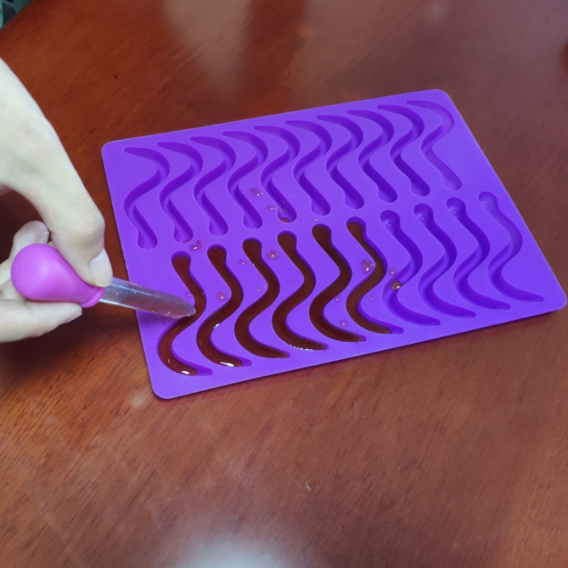 Silicone sucre Model insecte chenille chocolat modèle serpent glace grille