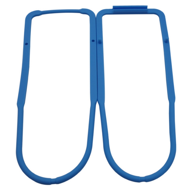 Poignée de boîte de nourriture d'accessoire de gel de silice à 7 trous, moule à gâteau en silicone, grille de glace