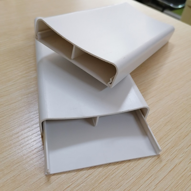 Cacheur de cordon en PVC Canal de gestion de câbles à double canal Circuit de correcteur de câble en PVC