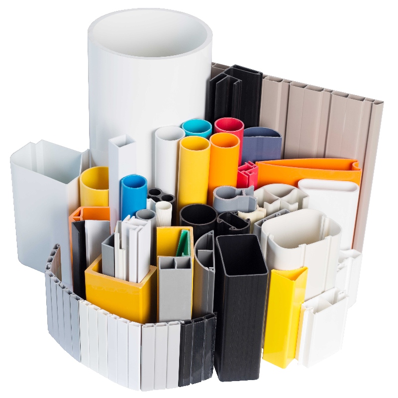 Profils d'extrusion plastique personnalisés pour les industries de variétés