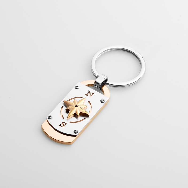 Vente en gros Accessoire de mode Pendentif bicolore Porte-clés Collection série Sea