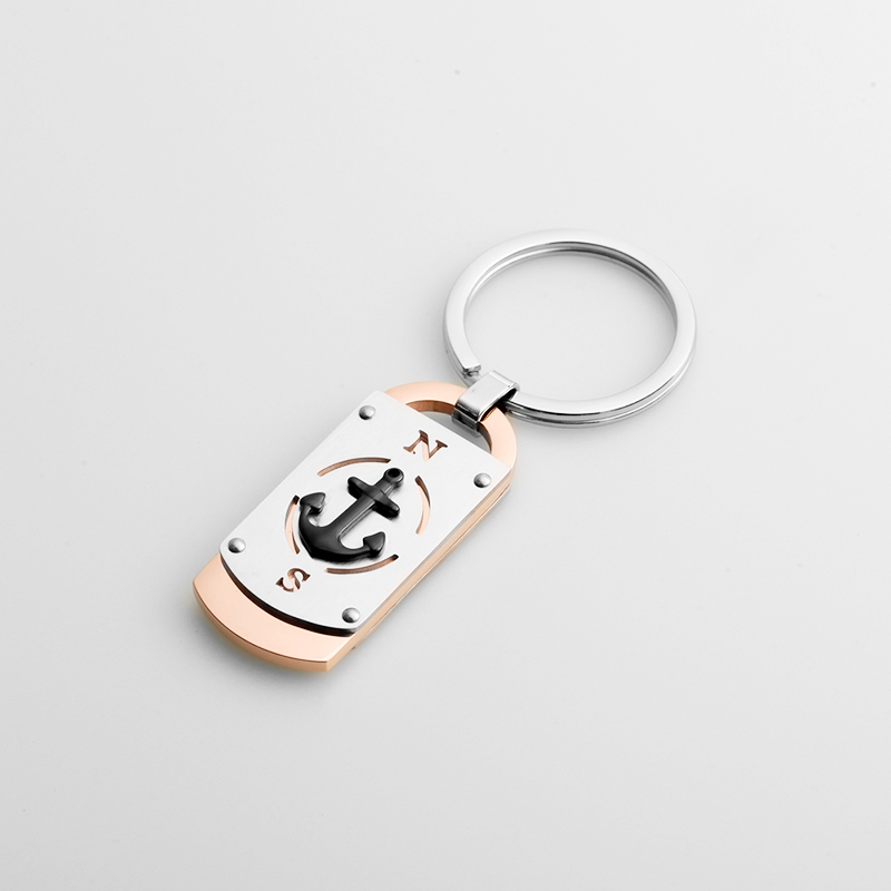 Vente en gros Accessoire de mode Pendentif bicolore Porte-clés Collection série Sea