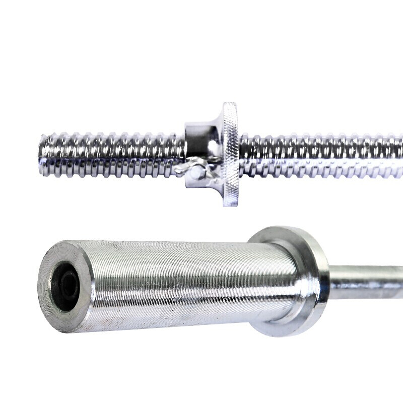 Longues haltères olympiques en acier inoxydable standard