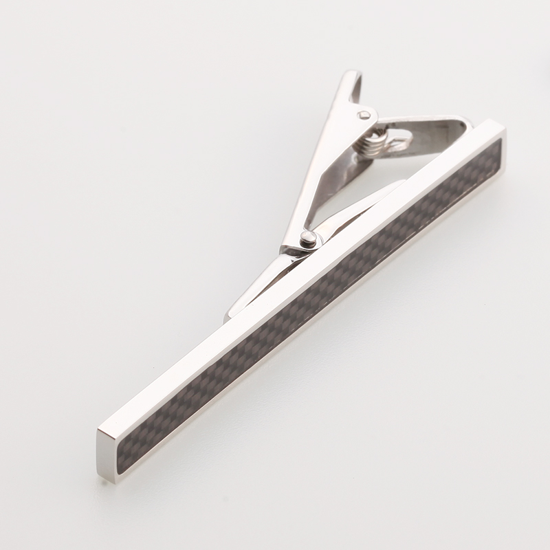 Pinces à cravate en acier inoxydable pour homme fabriquées en Chine, accessoire de bijoux