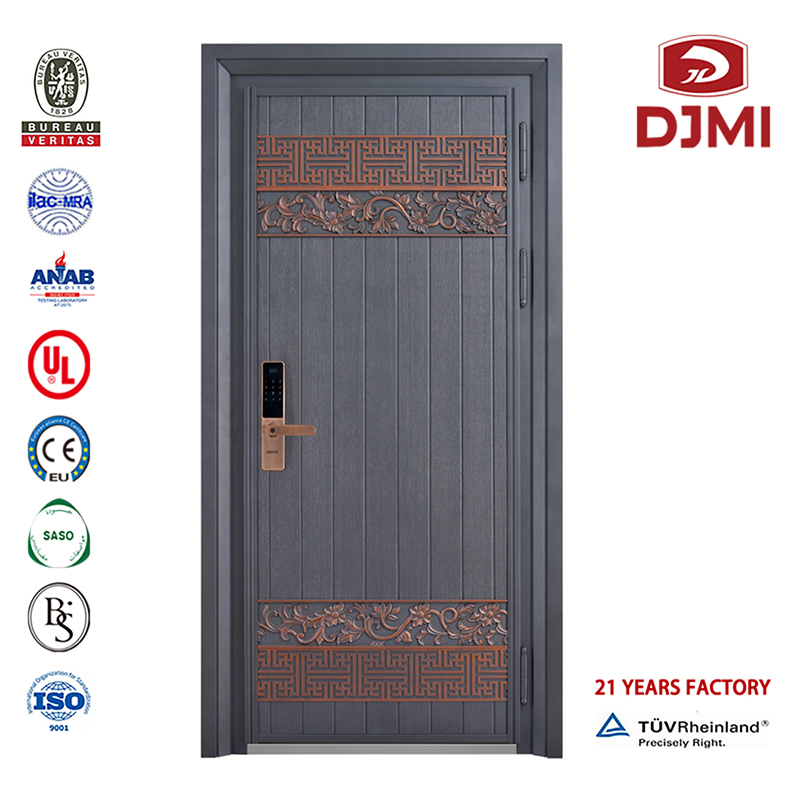 Portail en acier blindé en bois solide et durable porte blindée de haute sécurité porte de haute qualité porte antidétonation porte avant porte en acier blindé coulissant
