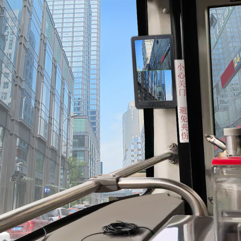Caméra de voiture de bus de camion de véhicule 10.1 pouces rétroviseur système de moniteur DVR enregistrement vidéo avant arrière