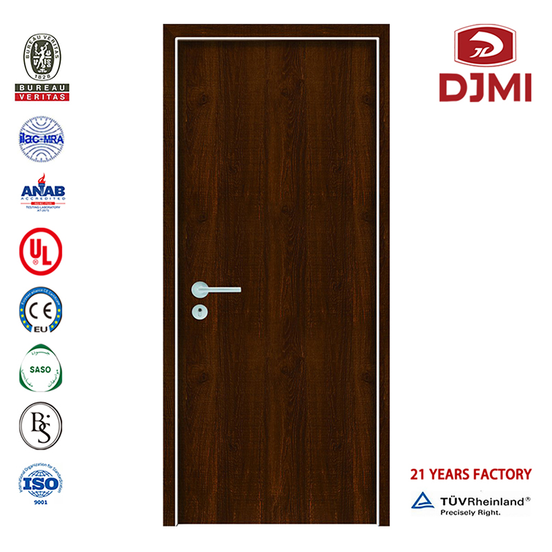 Nouveaux paramètres 0.5Mm 1Mm Placage décoratif Porte coupe-feu en bois Portes intérieures prémontées en bois massif de haute qualité 90Min évalué à partir de la Chine Conception en bois Fd Porte coupe-feu 1 heure Personnalisée...