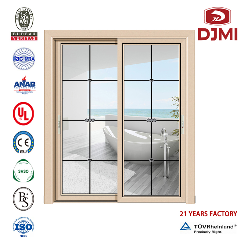 Nouvelle porte intérieure coulissante en aluminium professionnelle à moitié en verre Nouvelle conception coulissante en aluminium de prix Philippines pour hôtel Turquie Style Vente chaude Porte en aluminium Nouveau verre en aluminium...