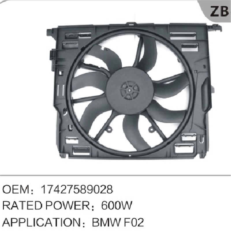 Ventilateur de refroidissement électrique 17427589028 pour BMW F02