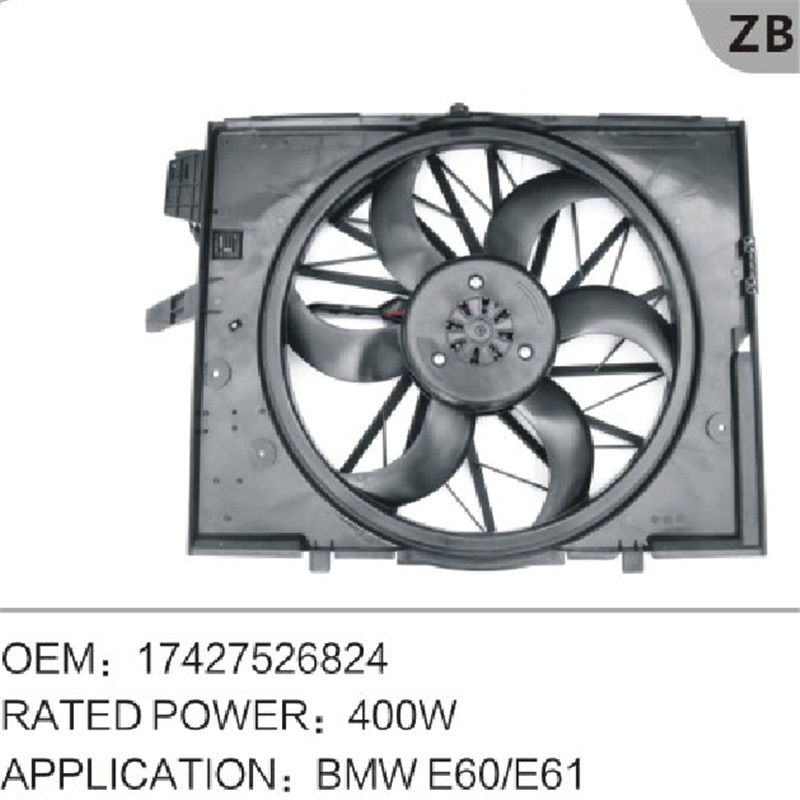 Ventilateur de refroidissement de pièces d 'automobile pour E60 OEM