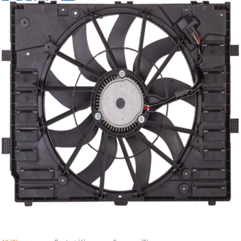 7P0121203K ventilateur de refroidissement de radiateur de moteur automatique pour VW Touareg