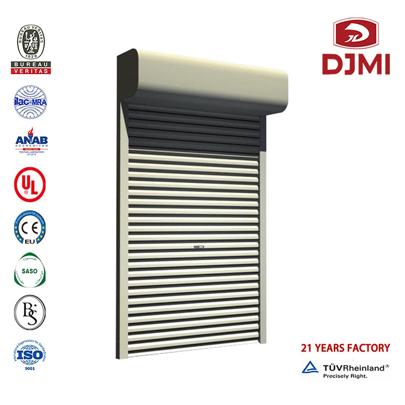 The New Design of Electric Store Gate of the garage Design of the New White Curling rideau Door Gate