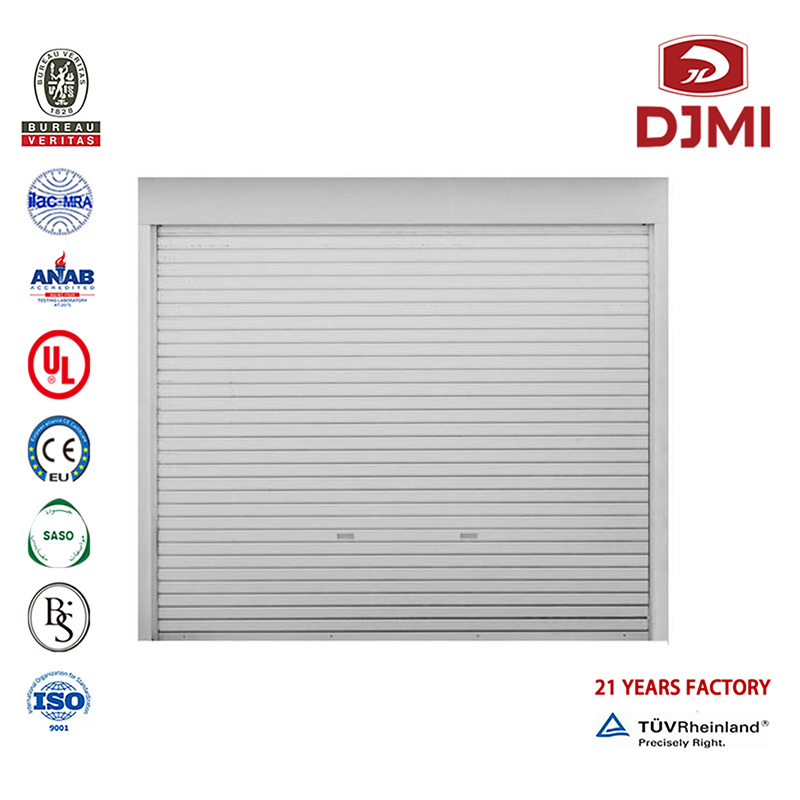 Portail industriel entièrement nouveau avec Pu - 8X7 porte de garage Hot - door de haute qualité Rideau d 'étanchéité porte de verre porte de garage Multi - fonction aluminium Rideau d' enroulement segment de Lagrange porte de garag...