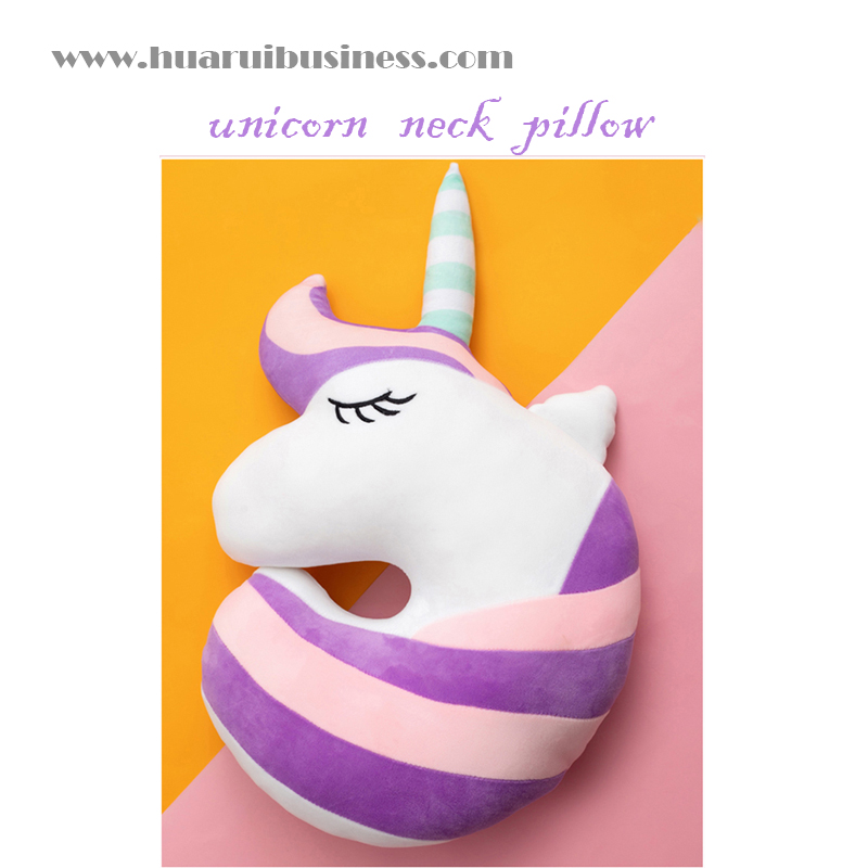 Oreiller de Licorne, poupée en peluche, coussin