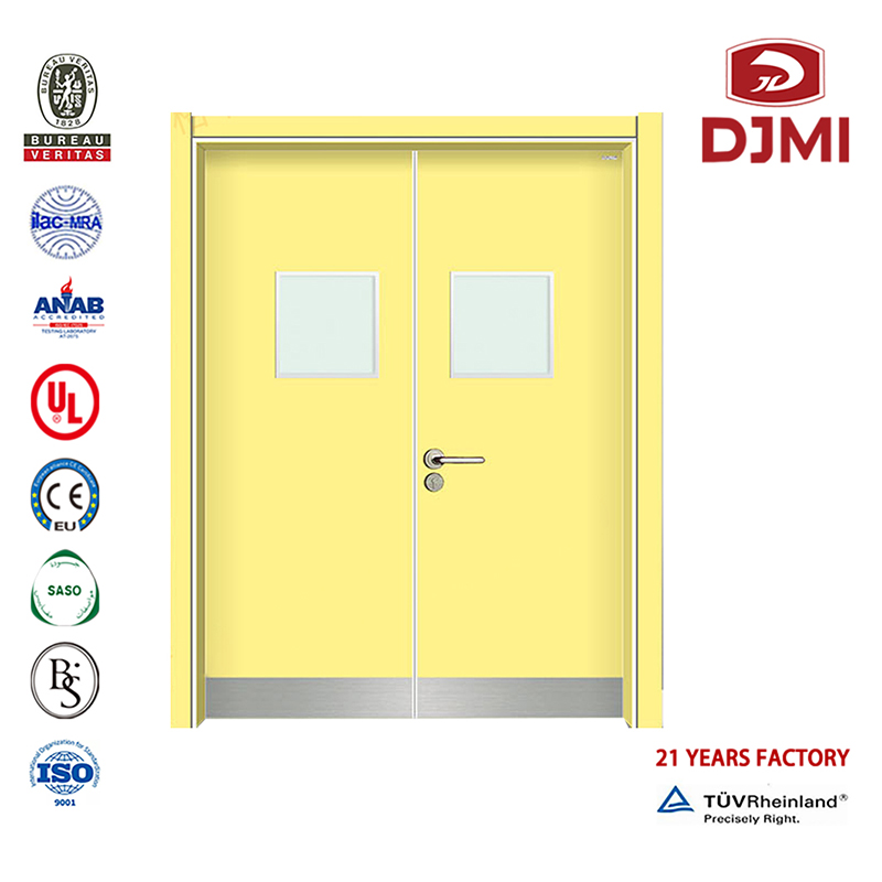 Nouveaux paramètres Wpc Porte intérieure en bois Hpl avec verre Usine chinoise Porte d'entrée intérieure moderne en bois Portes en bois imperméables de haute qualité Entrée en bois d'acajou Porte intérieure en bois