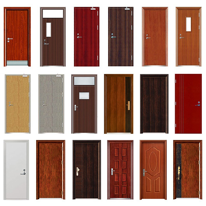 Avec des prix compétitifs de nouvelles photos Designs Baodu Galvanized Stel Doors With Competitve Price Zhejiang Fournisseur de sécurité Porte en acier Vente de dessins principaux Baodu Vente chaude pour le marché du Nigeria Chine Fo...