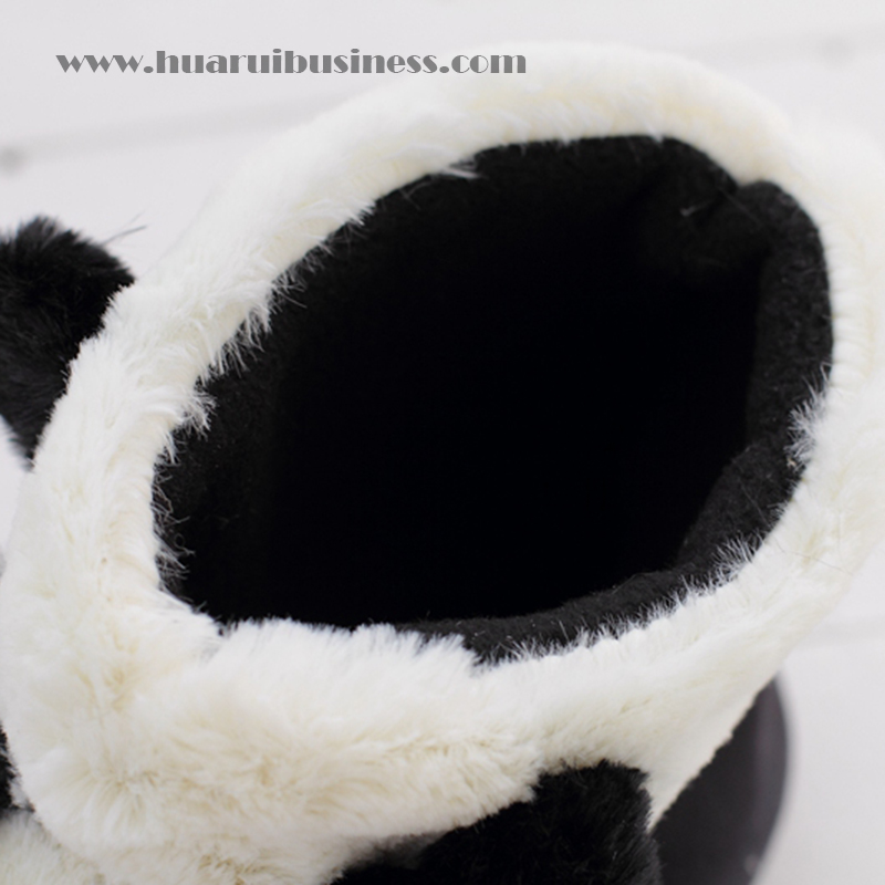 Panda woman warm cheville botte
