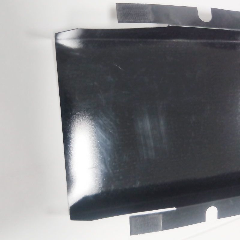 Feuille d'isolation de batterie d'alimentation 0.5mm joint d'isolation noir haute température résistant feuille d'isolation PC traitement moulage personnalisé