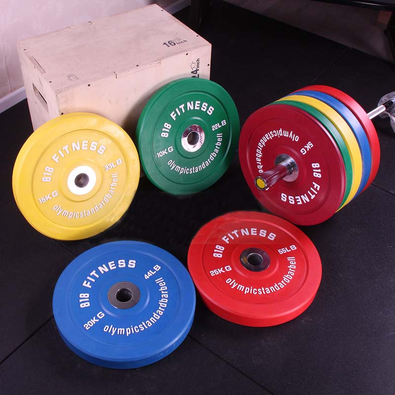 Fonte noire / couleur / acier / caoutchouc LB / kg remplacement tri - grip / gymnase / Olympic / training / competition / standard étalonnage / fraction pare - chocs
