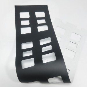 0.175mm PC panneau isolant noir résistant à la chaleur et ignifugeant Plaque d \'étanchéité fabricant personnalisé