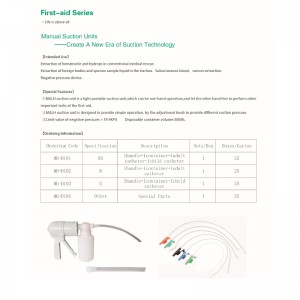 Pompe d \'aspiration manuelle sécurisée