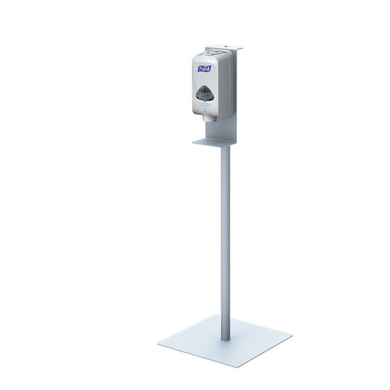 Tmj707 Plateau d 'affichage de distributeur de liquide de lavage des mains à atterrissage, écran de lavage des mains portable équipé d' un support d 'étiquette