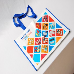 Sac d \'achat à poignée de coupe durable réutilisable