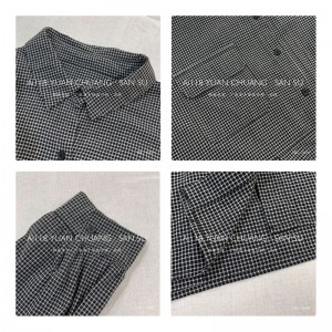 Large - Easy Design simple Fashion loisirs impression couleur couleur coton super - personnalisé robe 15609 chemise robe