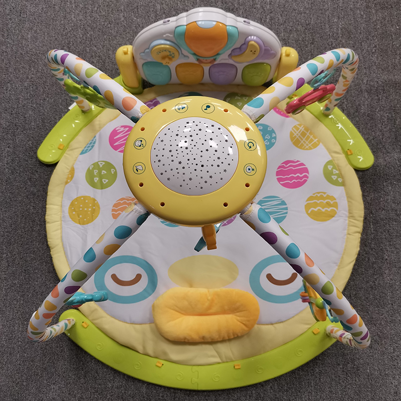 Plastic Circular Baby tapis / Toy gymnase - duck