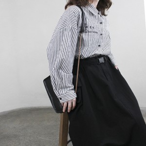 Large Design Simplicity Fashion Weather pure - color rayure format ultra - personnalisé 17825 vertical rayure chemise