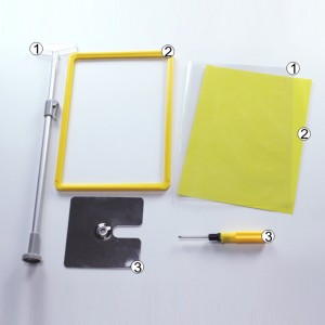 TMJ POP 020 présentoir d\'affiche en gros Double face Un cadre d\'affichage de support de signe Poster