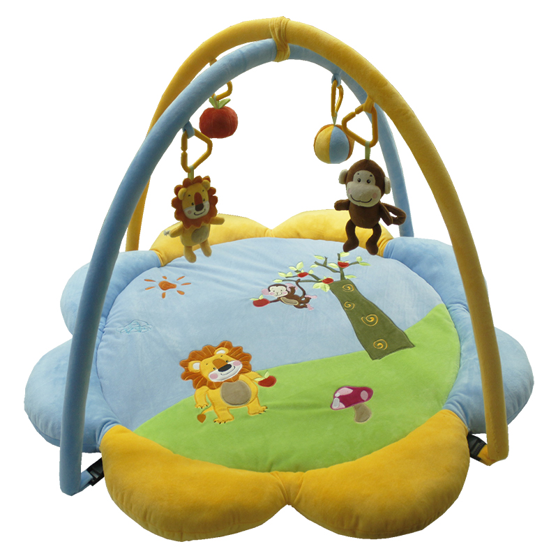 Tapis de jeu bébé fleur - Lion