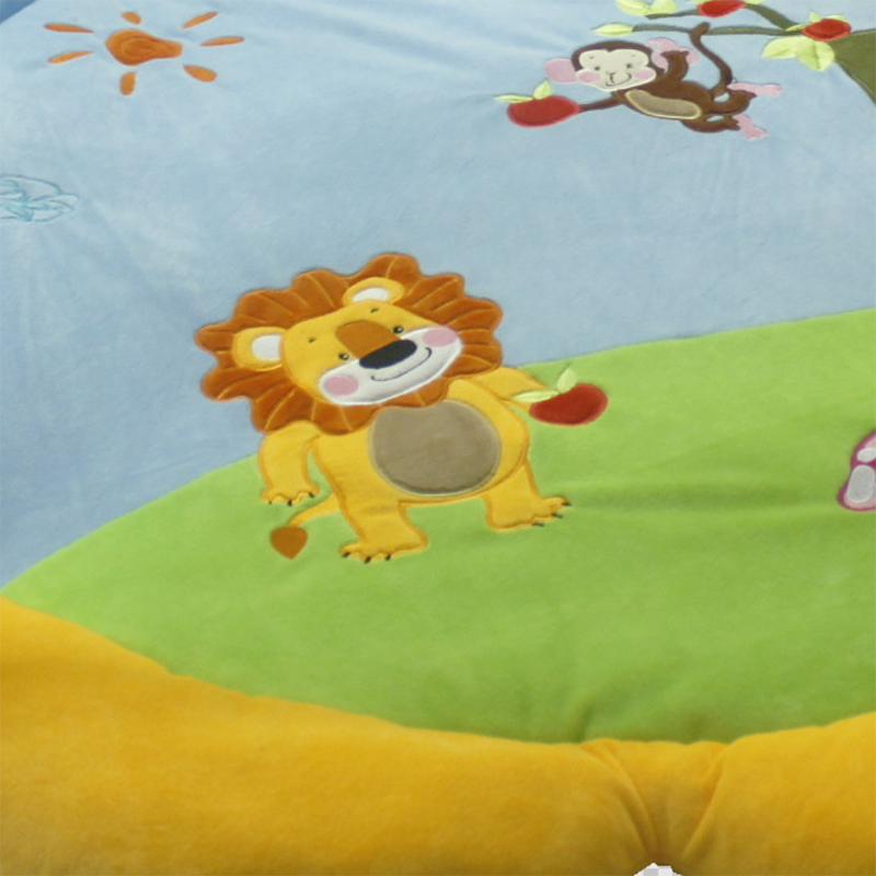 Tapis de jeu bébé fleur - Lion