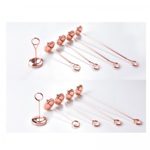 TMJ PP-541 Porte-étiquette de cuisson du pain Affichage de l\'étiquette de prix des produits en métal