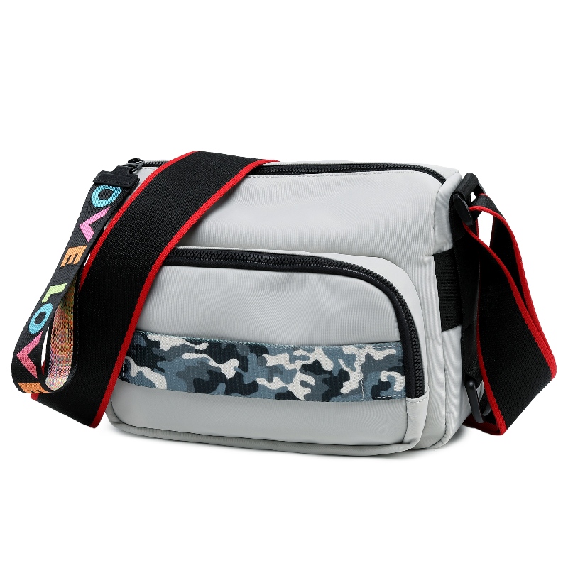 Fabricant en gros 2020 NOUVEAU Mode Femmes Sac carré Sac carré Nylon Zipper Mobile Téléphone mobile Sac de croix diagonale à l'épaule Personnaliser