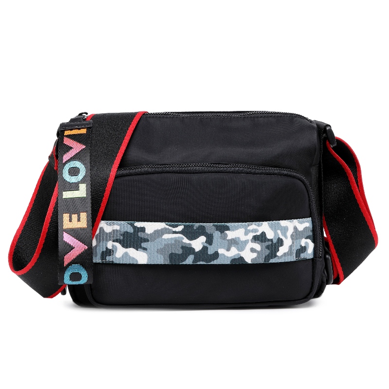 Fabricant en gros 2020 NOUVEAU Mode Femmes Sac carré Sac carré Nylon Zipper Mobile Téléphone mobile Sac de croix diagonale à l'épaule Personnaliser