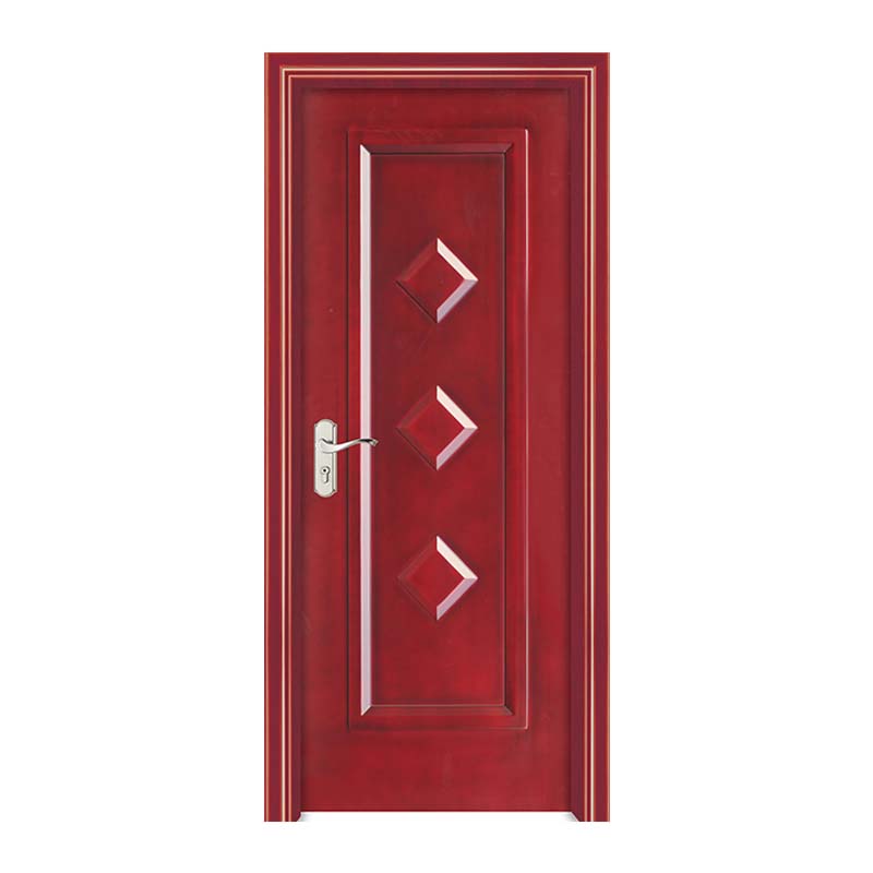 2021 Chine porte simple en bois avec portes de sécurité à serrure intelligente dans le traitement de surface de peinture chaina