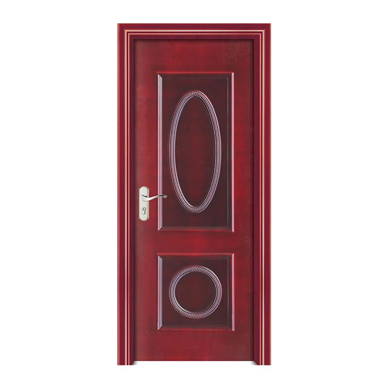 2021 Chine porte simple en bois avec portes de sécurité à serrure intelligente dans le traitement de surface de peinture chaina